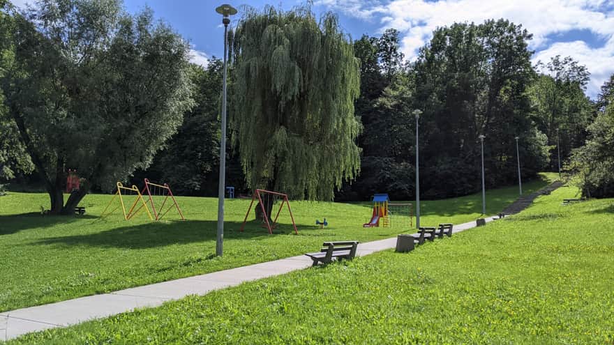 Playground at Góra św. Marcina in Tarnów