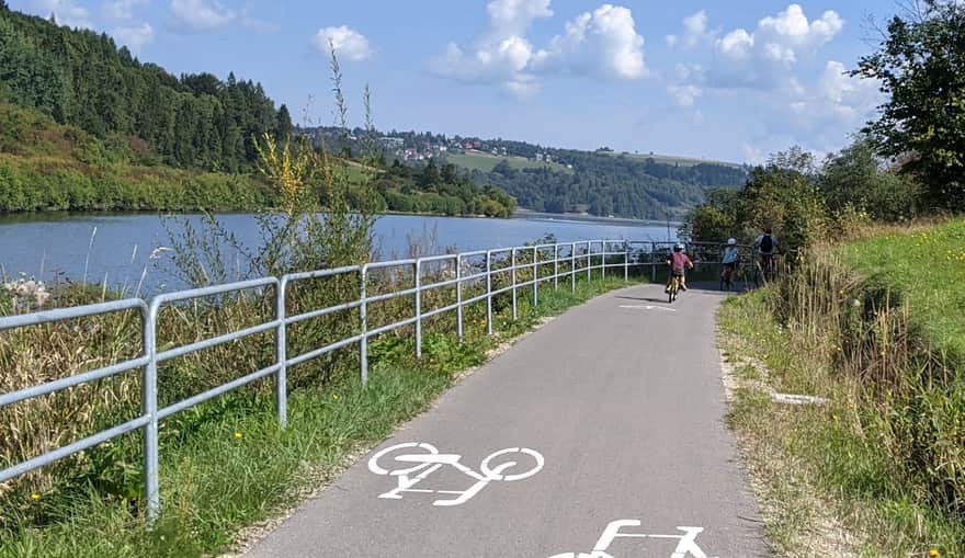 Velo Czorsztyn - cycling route around Lake Czorsztyńskie