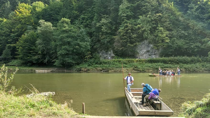 Szczawnica - Crossing the Dunajec River