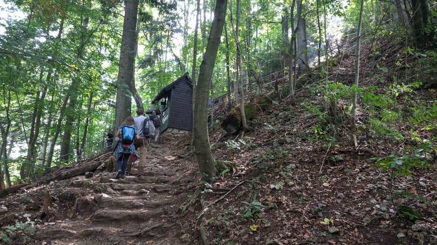 Entrance Fee to the Pieniny National Park below the Sokolica Summit