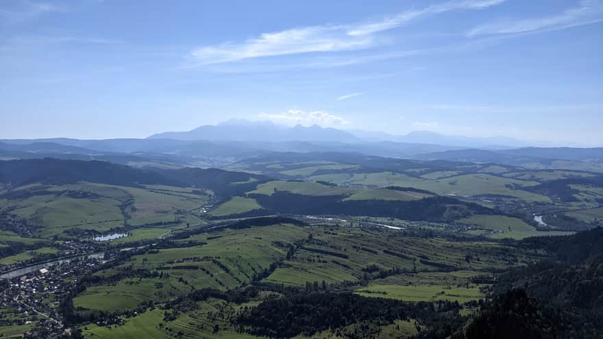 Trzy Korony - view of the Tatras