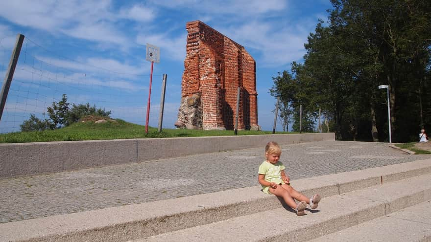 Ruins of the church in Trzęsacz