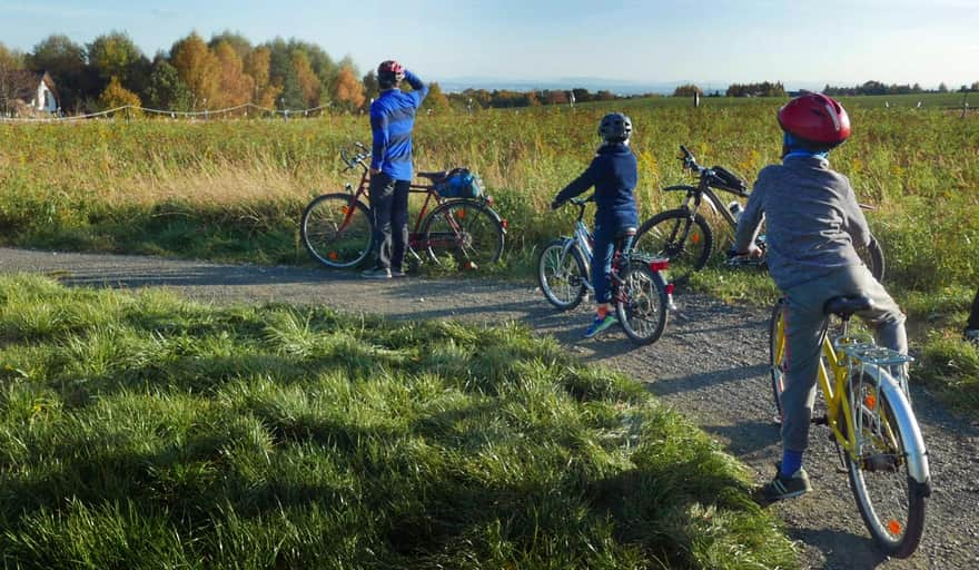 Biking to Ojcow. Giebultow, viewpoint