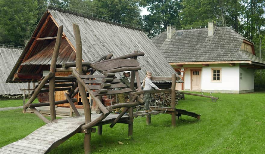Orawski Ethnographic Park in Zubrzyca Górna - playground