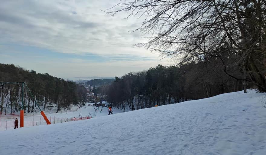 Łysa Góra slope, Sopot - view of the Gdańsk Bay