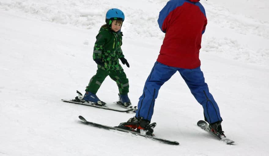 Skiing lessons
