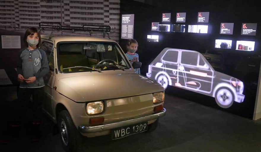 Emigration Museum in Gdynia - what did the little Fiat smuggle?