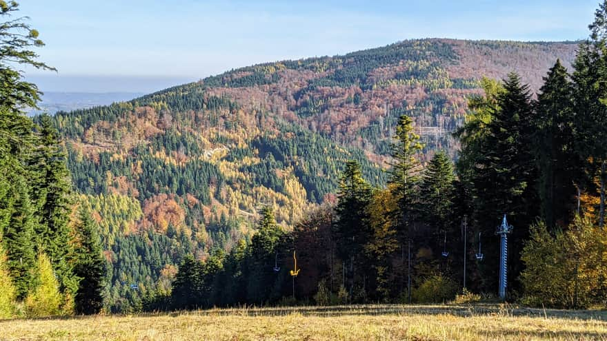 From Myślenice to Mount Chełm