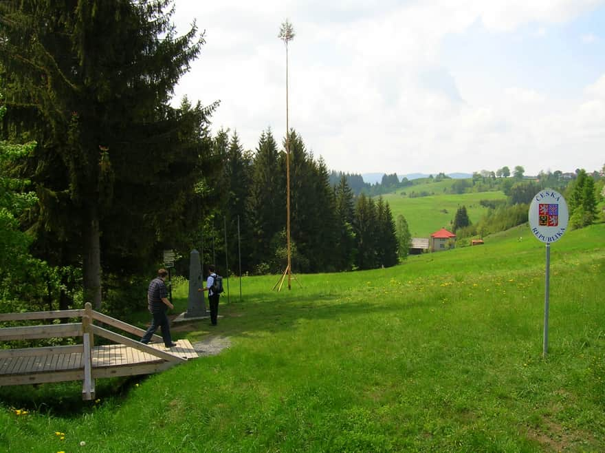 Bridge connecting Poland and Slovakia