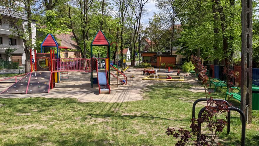 Playground on "Pod Strzechą" street