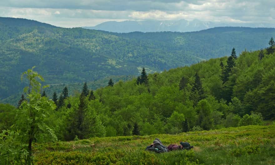 Skalna Glade - view of the Tatra Mountains