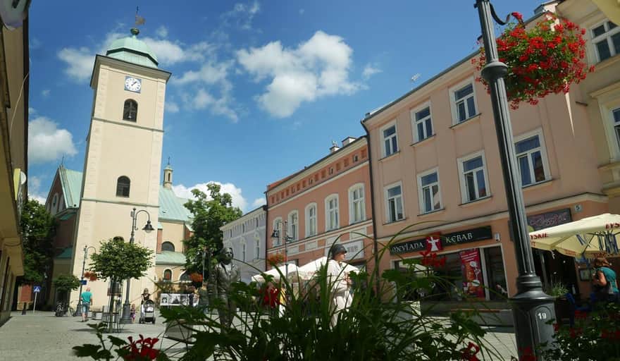 Rzeszow, 3 Maja Street - the main promenade of the city
