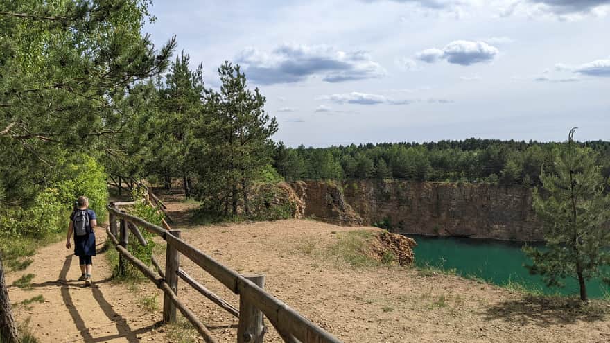 Park Gródek w Jaworznie - spacer górą kamieniołomu