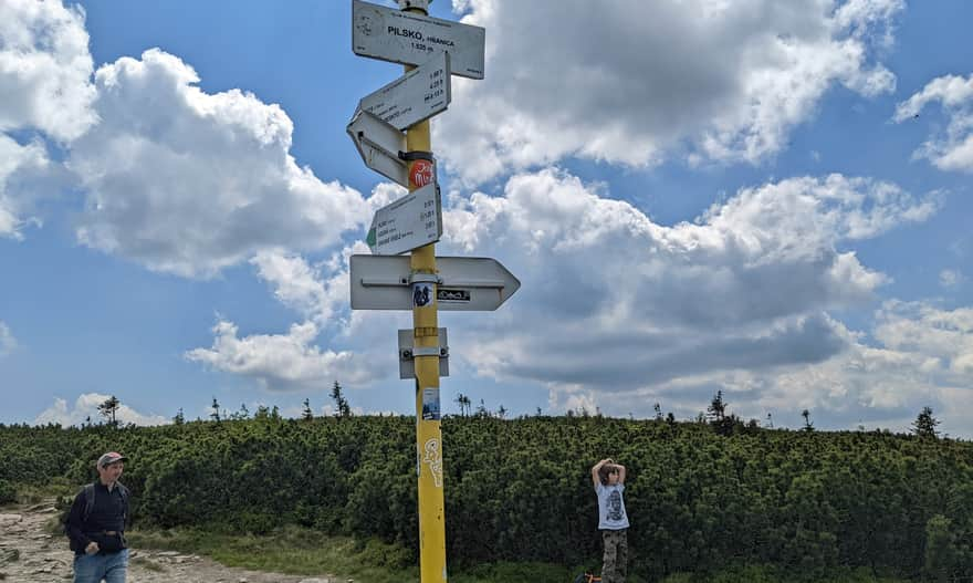 Polish summit of Pilsko, known as Mountain of Five Mounds