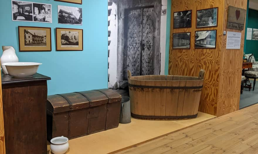 Pieniny Museum in Szlachtowa. Room of a Szczawnica patient