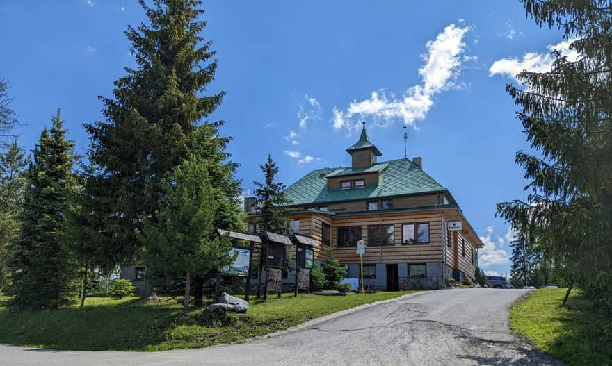 Tourist station Slana Voda beneath Babia Góra