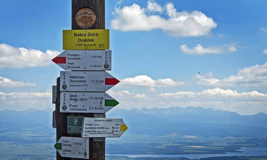 Babia Góra - Diablak summit