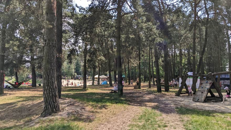 Kryspinów Reservoir - Shaded Picnic Spots