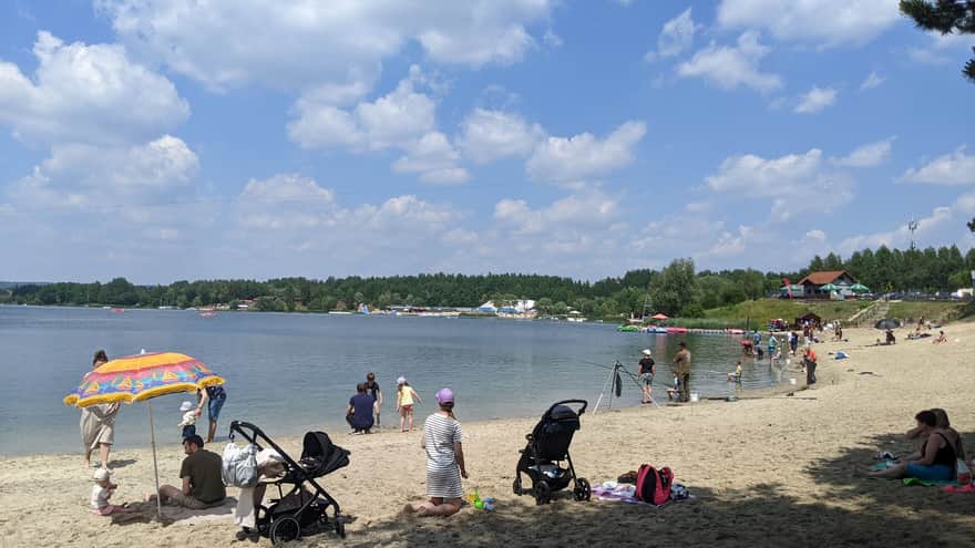 Kryspinów Reservoir - Main Beach
