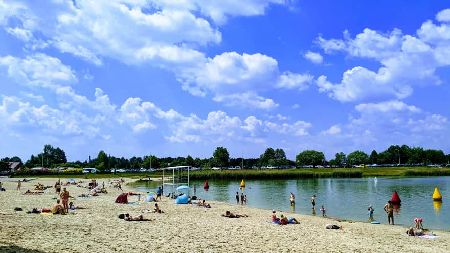 Kryspinów Reservoir - Main Beach