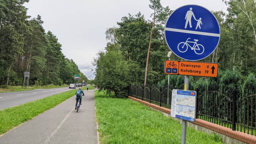 Trasa rowerowa Mrzeżyno-Dźwirzyno