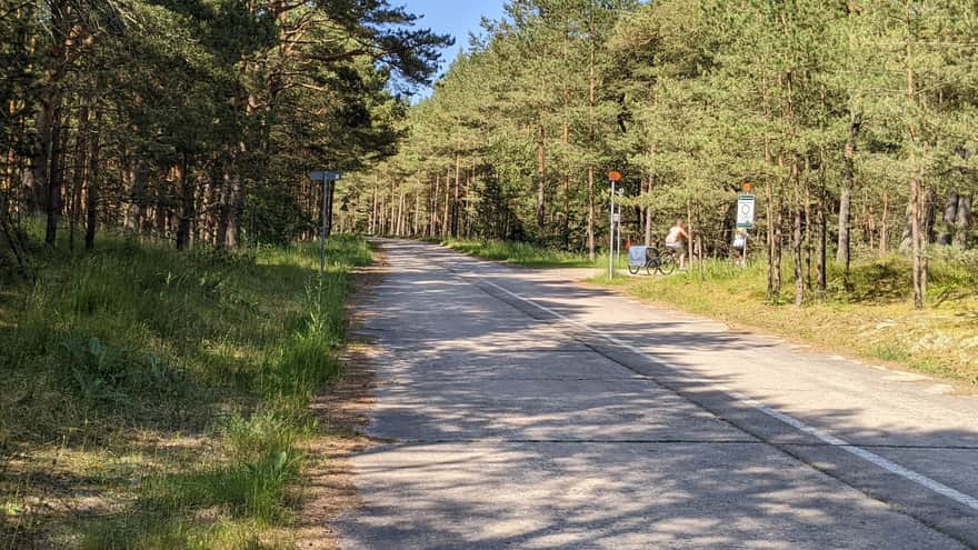 Trasa przy drodze Pogorzelica-Mrzeżyno