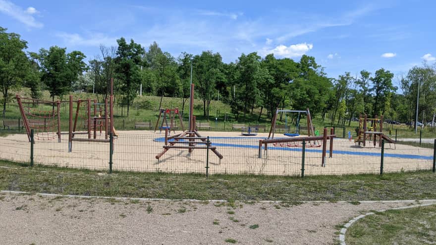 Playground at Sosina Reservoir in Jaworzno