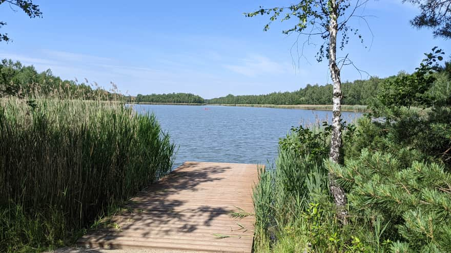 Wooden piers - Sosina Reservoir