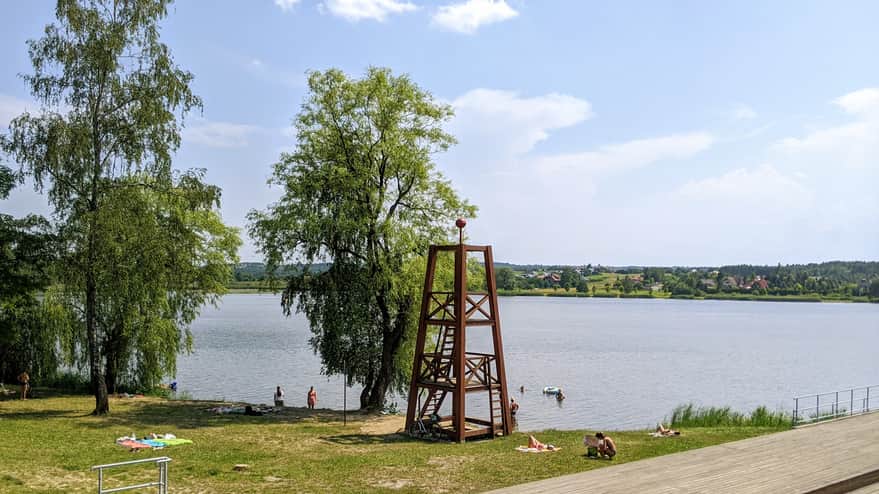 Chechło Reservoir in Trzebinia - observation tower