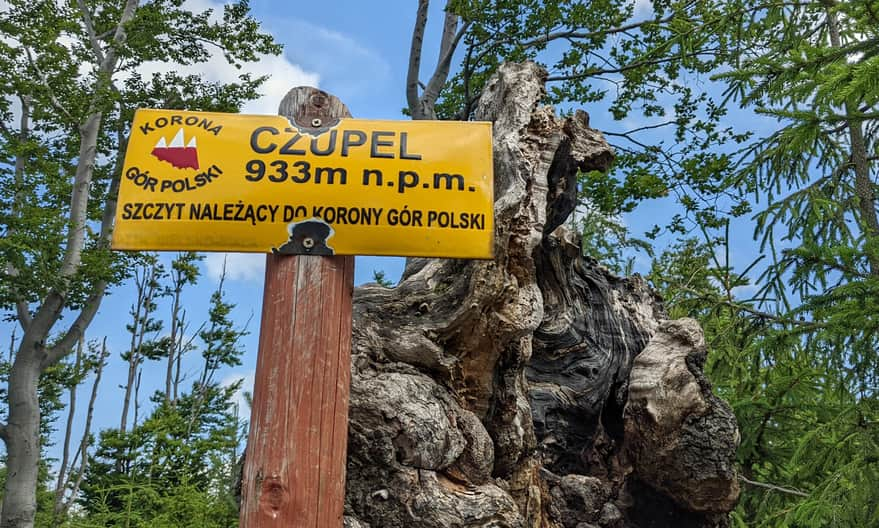 Czupel, najwyższy szczyt Beskidu Małego