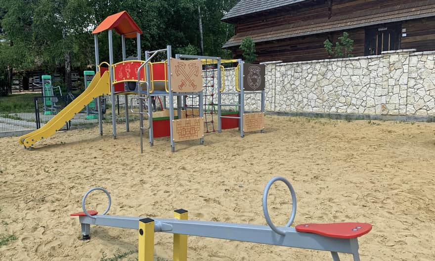 Nadwiślański Park Etnograficzny w Wygiełzowie - plac zabaw