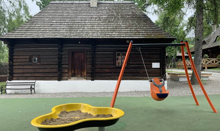 Nadwiślański Ethnographic Park in Wygiełzów - playground