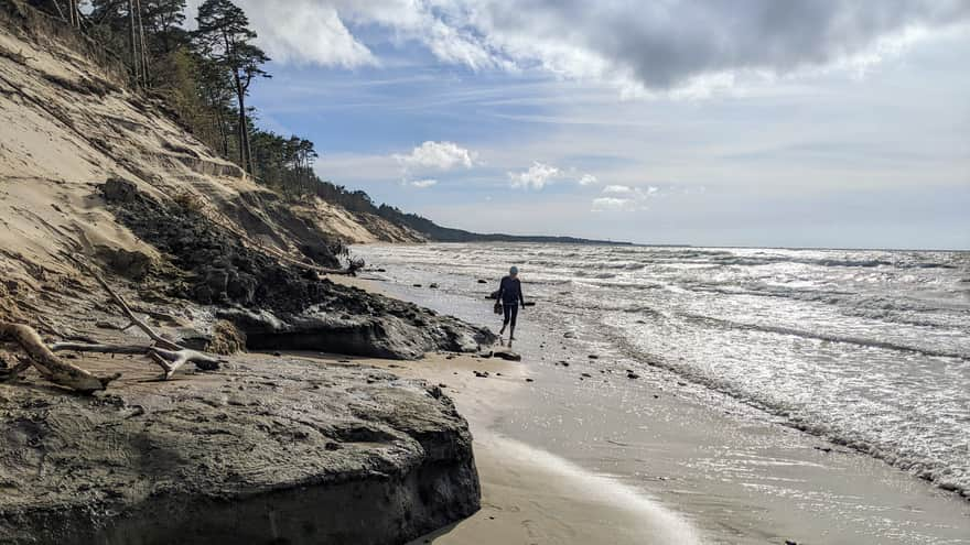 From Ustka to Orzechowo beach