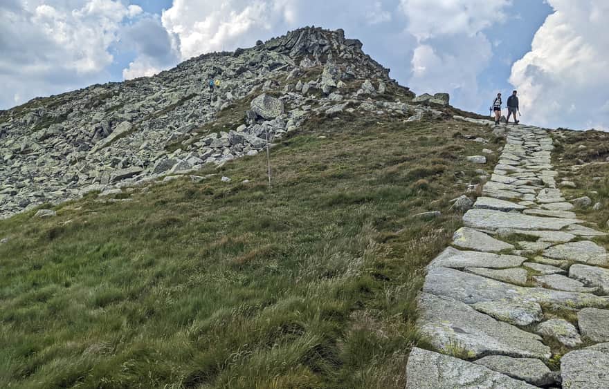 Szlak grzbietem Niżnych Tatr - wygodny "chodnik" między Chopkiem a Dereszami
