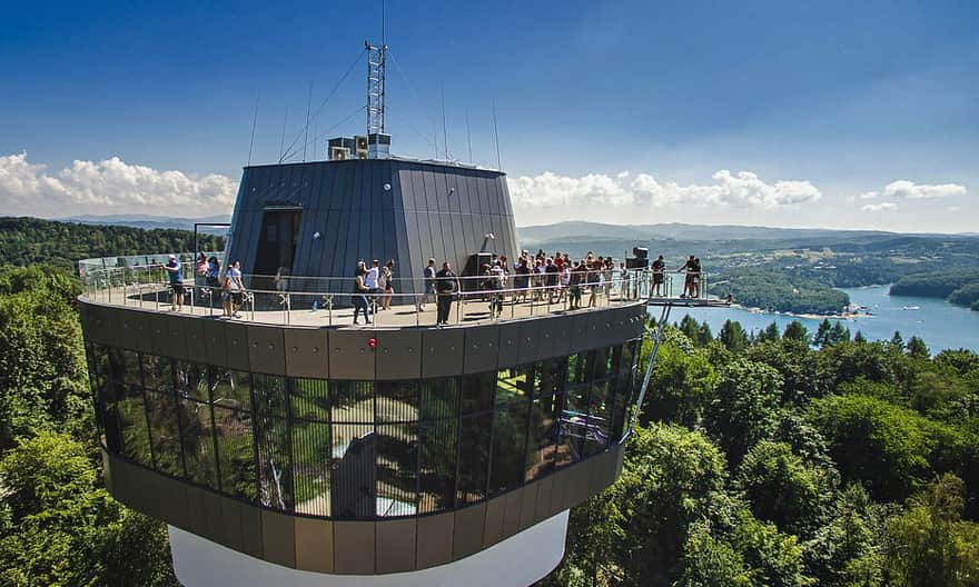 Solina: wieża widokowa  i skywalk na górze Jawor, fot. PKL