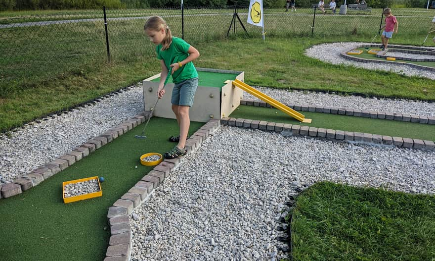 Mini golf, Wisłok Reservoir, Rzeszów