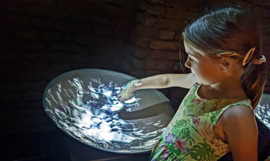 Rzeszowskie Piwnice - "magiczna" misa z wodą