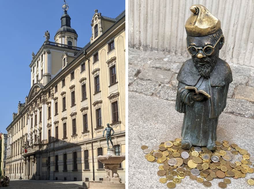 University of Wrocław and the rector gnome