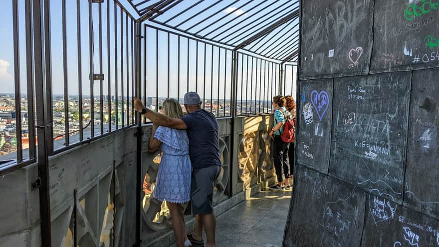 Viewing terrace on the tower of the Garrison Church of St. Elizabeth