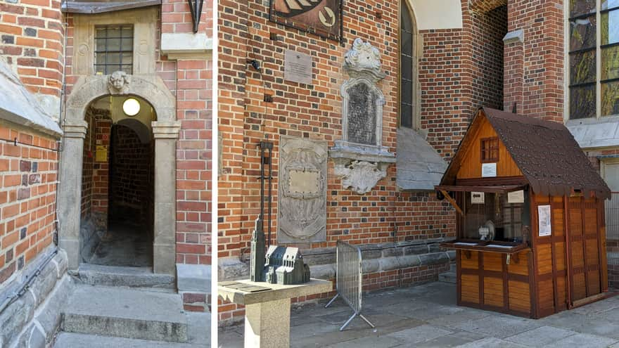 Entrance to the tower and ticket office