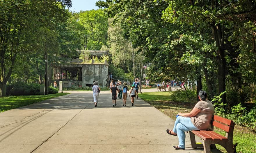 Westerplatte, trasa zwiedzania