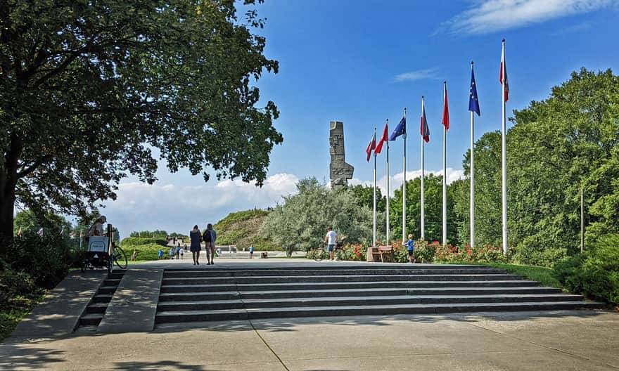 Westerplatte - the road to the monument