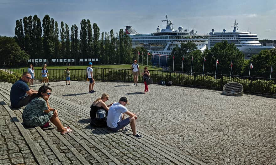 Westerplatte and passenger ferries