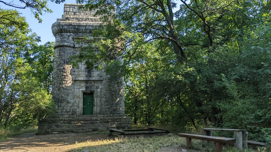 Szczyt Wieżycy i Wieża Bismarcka