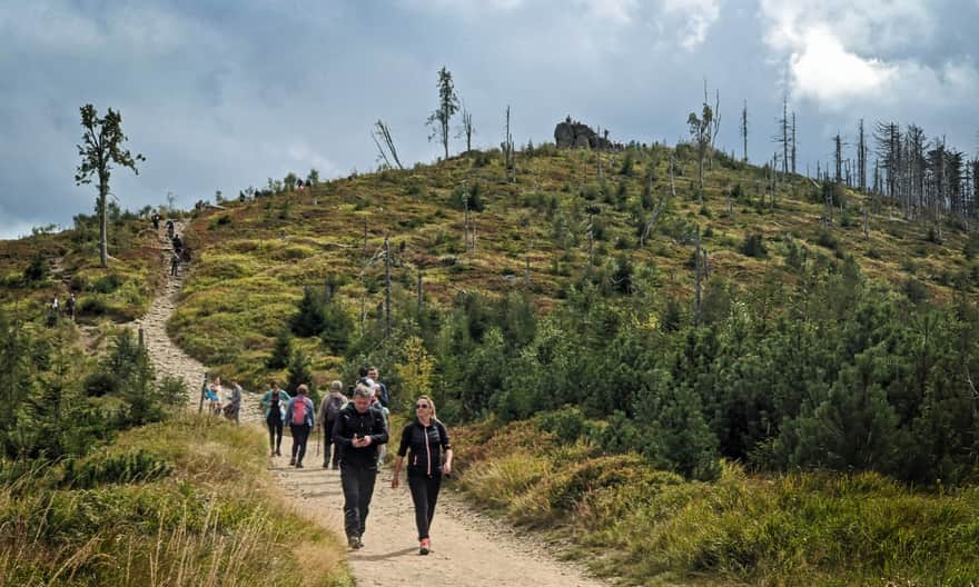 Malinowska Skala - path from Skrzyczne