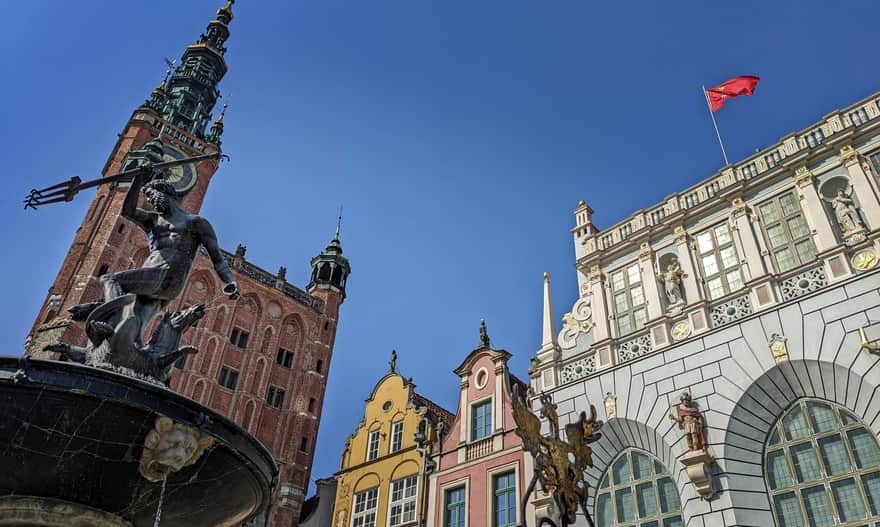 Gdańsk: Neptune, Town Hall and Artus Court