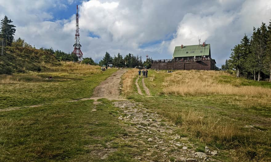 Blue trail to Skrzyczne from Lipowa - PTTK Skrzyczne shelter