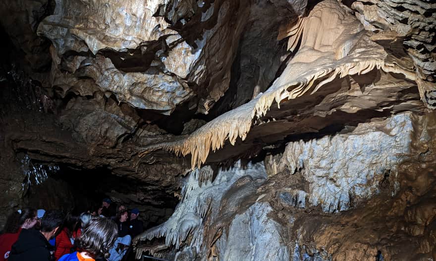 Jaskinia Bystrianska - zwiedzanie