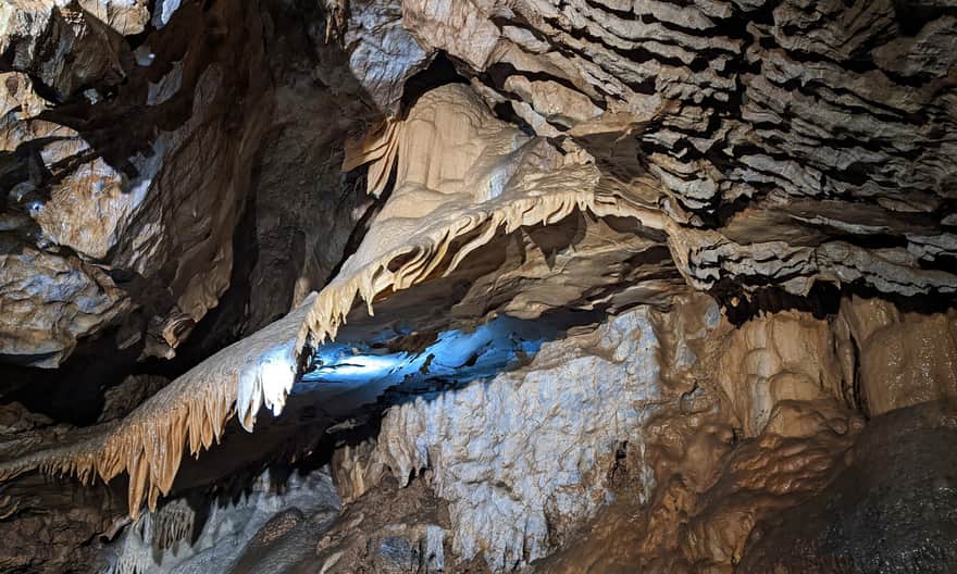 Jaskinia Bystrianska - Wielki Baldachim