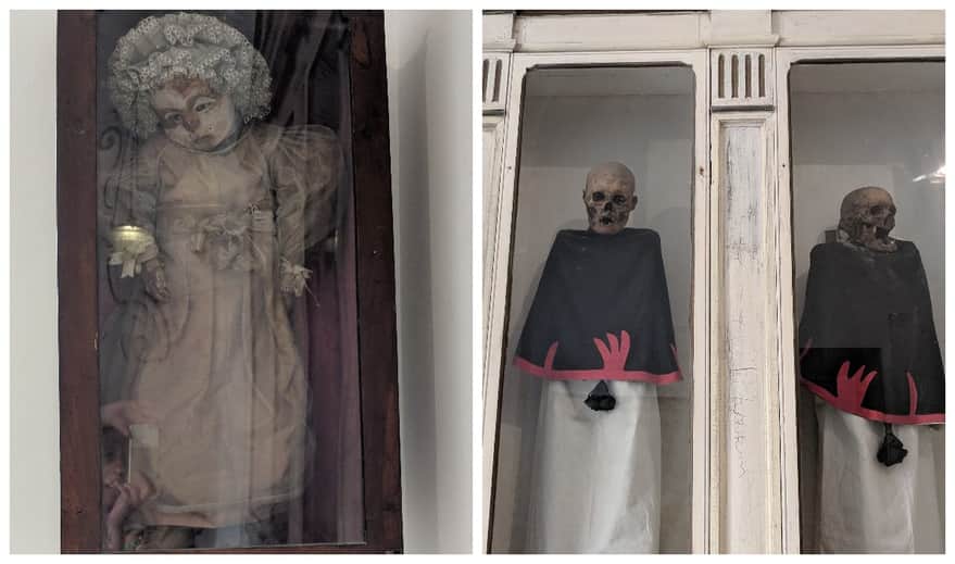 Mummies in the Church of Purgatorio (Church of the Most Holy Virgin Mary) in Monopoli